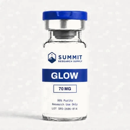 GLOW Blend 70mg research vial